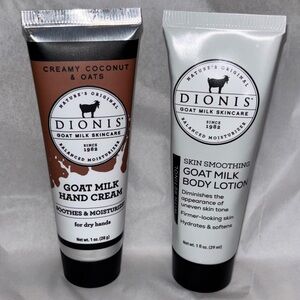 Dionis Goat Milk Hand Cream and Body Lotion